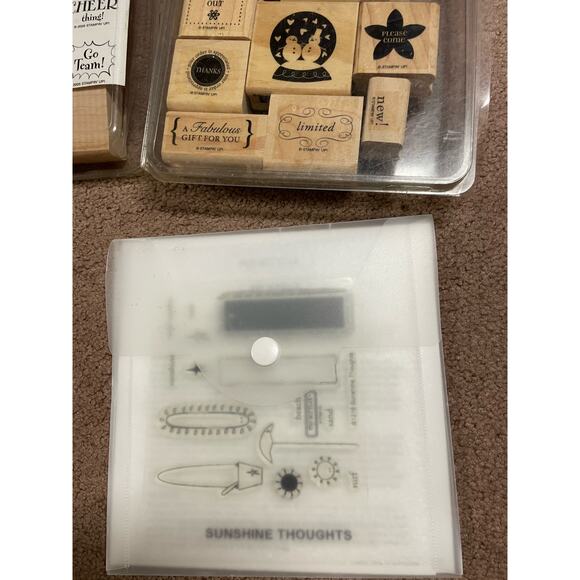 Stampin’ UP! It’s a cheer thing set of 7, close to my heart,‎ plus misc stamps - Picture 5 of 6
